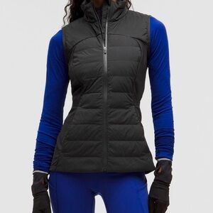 LULULEMON Down For It All Down Fill Black Puffer Vest size 10